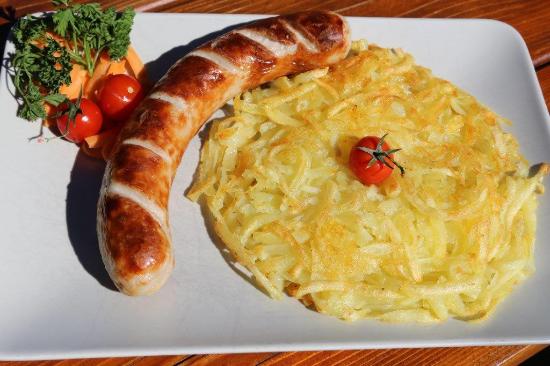 Image result for bratwurst rosti