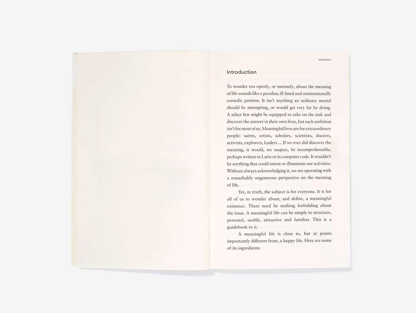 The Meaning of Life book