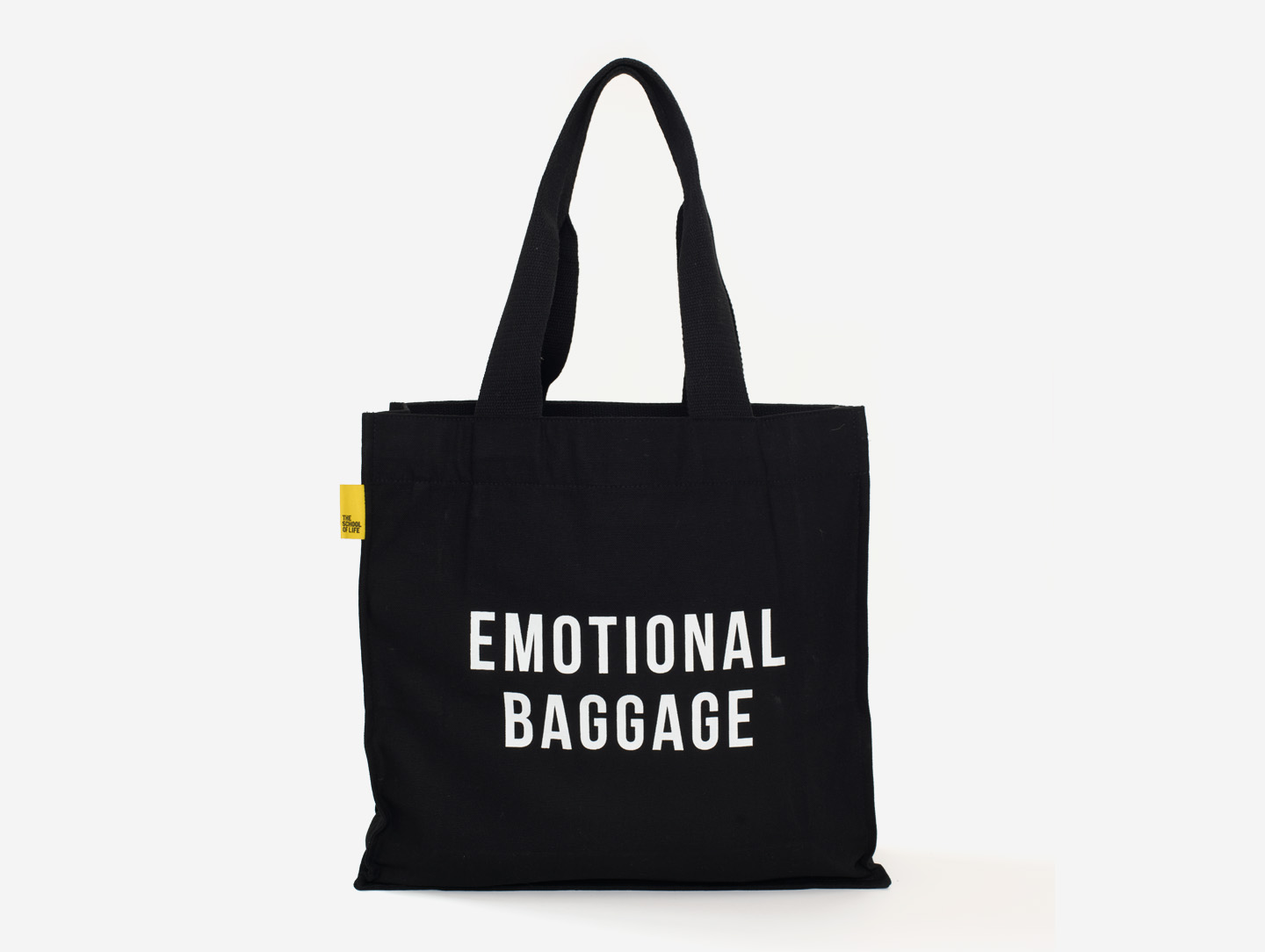Emotional Baggage Black Tote Bag