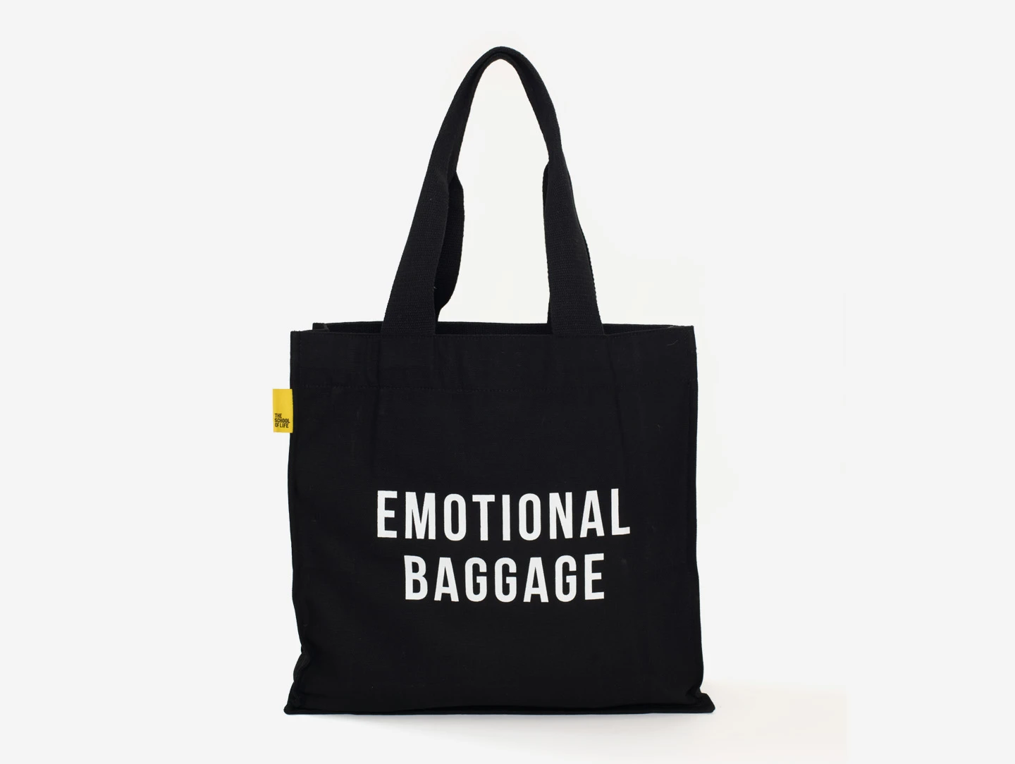 Emotional Baggage Black Tote Bag