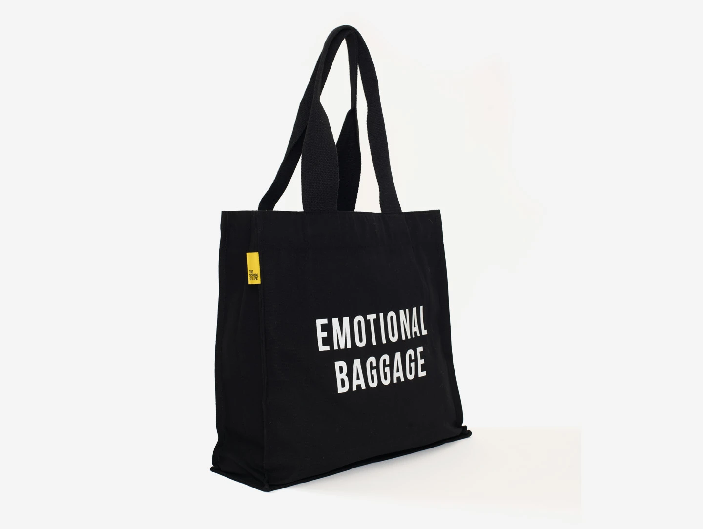 Emotional Baggage Black Tote Bag